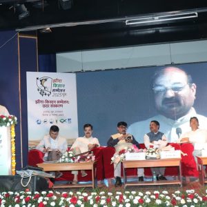 Shri.Rahul Kaswan, Hon’ble Member of Parliament (Lok Sabha), Churu, Rajasthan and Dr. Mangi Lal Jat, Secretary, DARE & DG, ICAR bated for shrimp aquaculture in the inland Saline soils of Western India at ICAR-CIBA’s Shrimp-Farmers Conclave at Churu, Rajgarh district, Rajasthan on 1st November, 2025