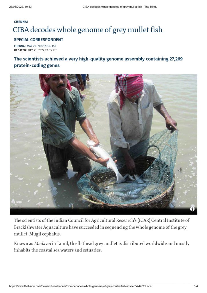 The Hindu, 21 May 2022