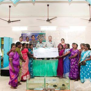ICAR-Central Institute of Brackishwater Aquaculture, Chennai promotes Asian Seabass Nursery rearing as livelihood development activity for the scheduled class families in the coastal villages of Mayiladuthurai District-conducted an awareness-cum- training camp at Poombuhar on 25th Feb 2026