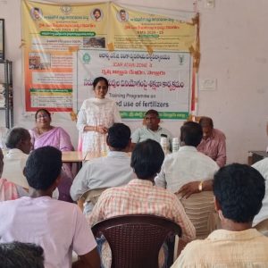 ICAR-CIBA, Chennai and KVK, Nellore-I jointly organized an off-campus training on ‘Balanced Use of Fertilizers' at Patiparthi village, Podlakur Mandal, Nellore district, Andhra Pradesh on 28.04.2026