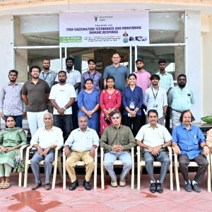 ICAR-CIBA conducted training program on 'Fish vaccination techniques and monitoring immune response'