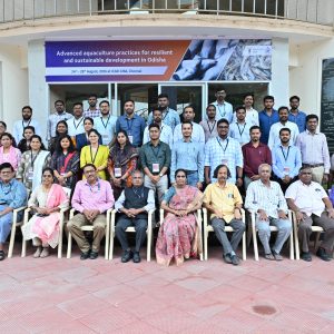 ICAR-CIBA Organized trainers training programme on ‘Advanced Aquaculture Practices for Resilient and Sustainable Development in Odisha for the fisheries officials
