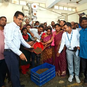 ICAR-CIBA conducted Capacity enhancement-cum-Entrepreneurship development training for the small and marginal shrimp farmers operating under MPEDA-NaCSA societies on “Aquafeed Preparation Techniques and Quality Control”