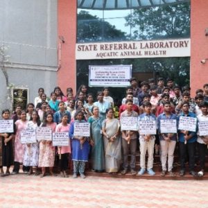 ICAR-CIBA organised Swachhata Hi Seva event at the Madhavaram Campus, Chennai of the Tamil Nadu Dr. J. Jayalalithaa Fisheries University